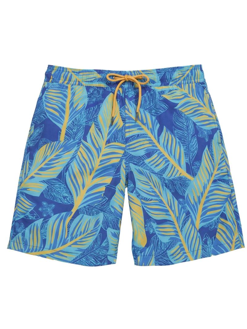 Men's 2-In-1 Swim Trunks, 7 Inch Swimming Shorts Beach Pants, Quick Dry Gym Shorts with Compression Lining, Gym Vacation Pool Wear