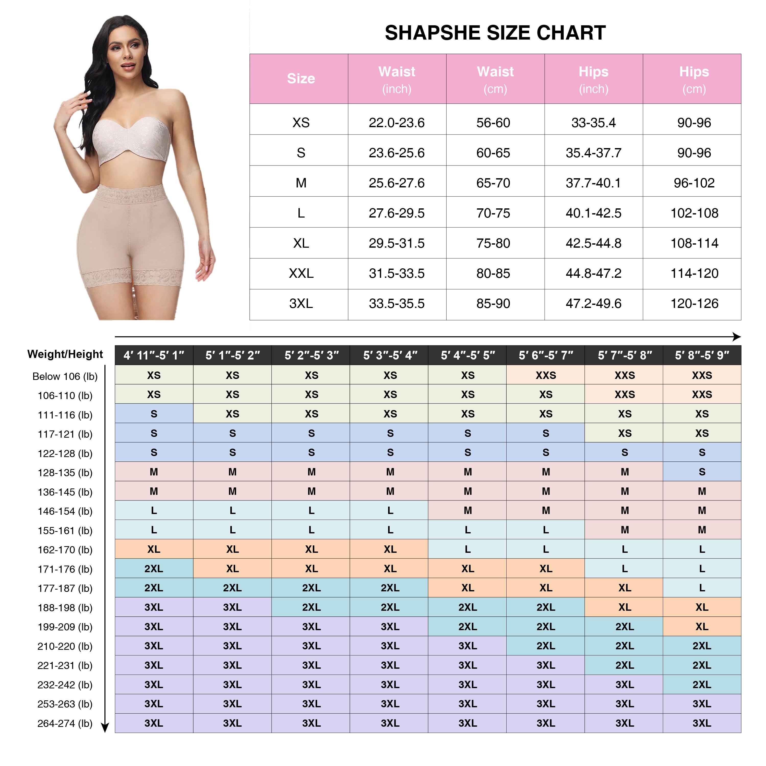 Butt Lifting Shapewear for Women Tummy Control Shorts High Waisted Thigh Slimming Underwear