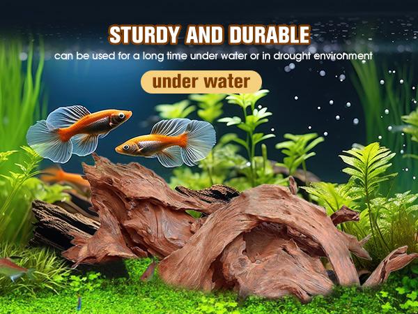 Driftwood for Aquarium Decor,Driftwood for Decorations on Fish Tank, Reptiles Bearded Dragon Accessories or Air Plants