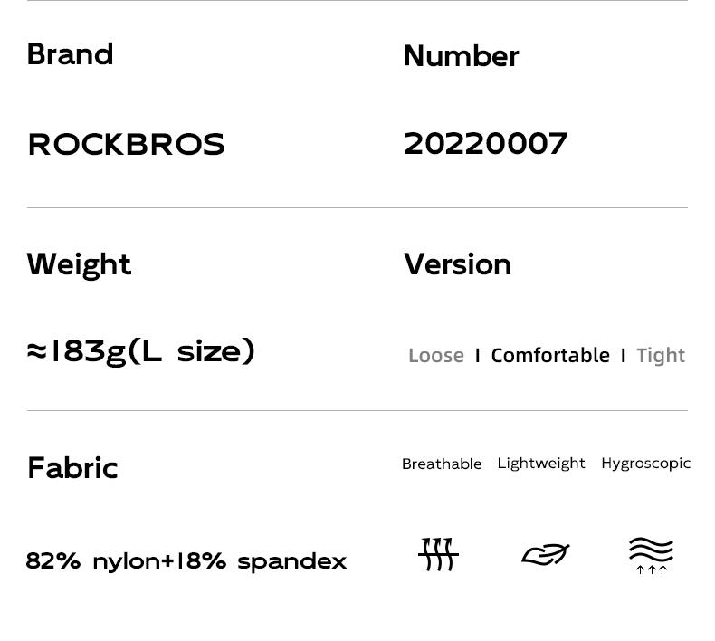 ROCKBROS Men's Cycling Shorts Sponge Padded Shorkproof Breathable Short Pants