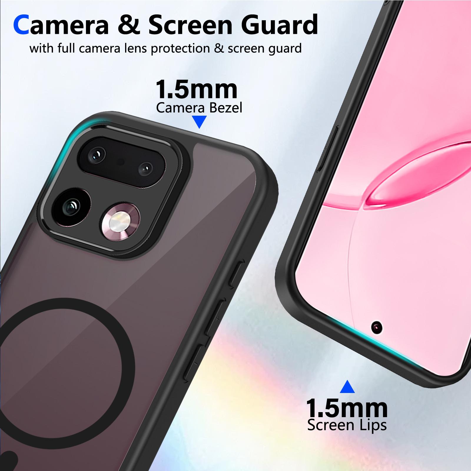 Realme 16 Pro Plus 5g Rmx5131 Case, Magsafe Wireless Charging, Silicone Bumper, Skin Feel Matte Back Cover Case, Anti-Drop Hard Shell Protector