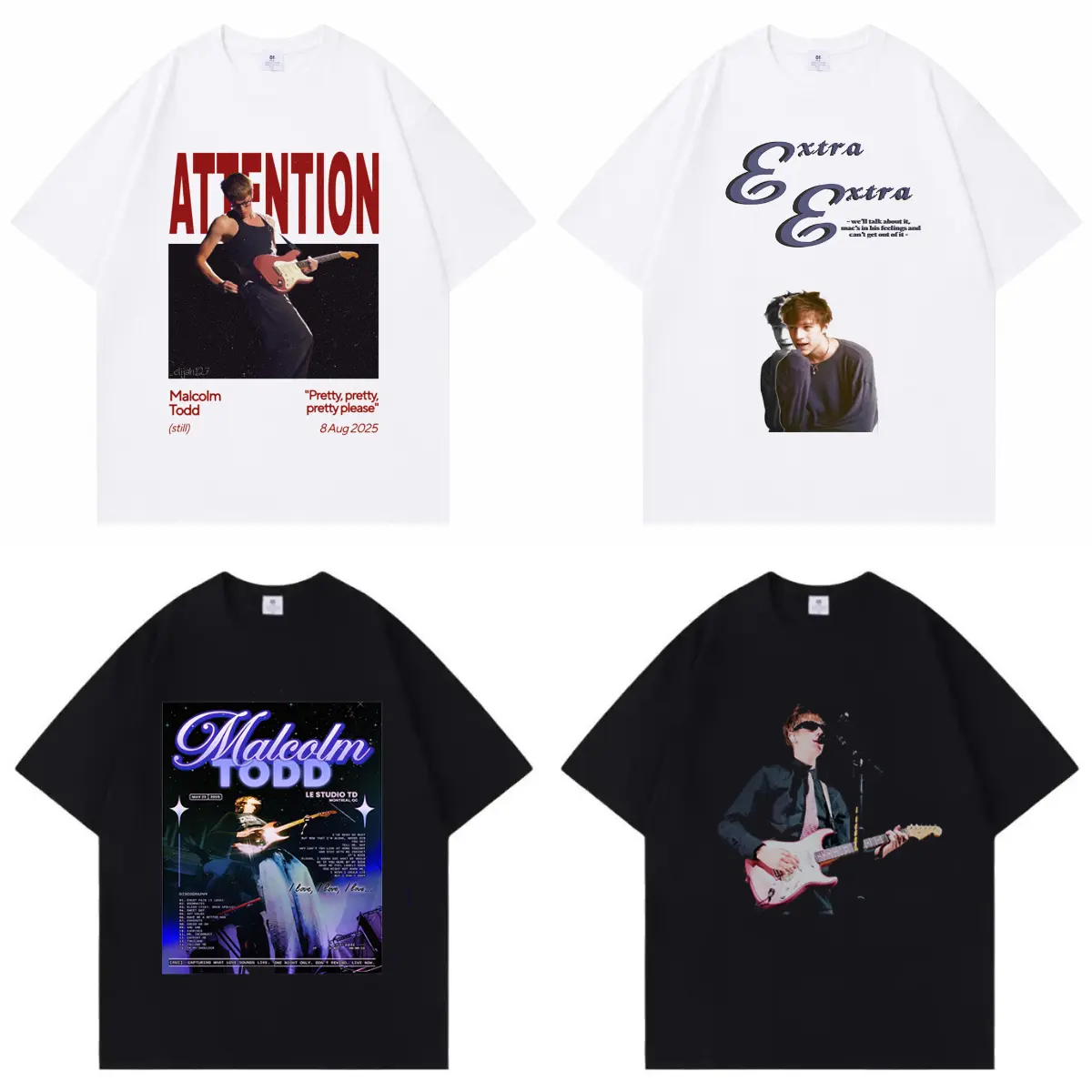 Fashion Malcolm Todd Cool Pattern Casual Pure Cotton Tshirt,Sweet Boy,Unisex Colorful Tops,Oversized Streetwear Summer Tee,Vacation Outfit,Best Holiday Gift for Fans Halloween INS Y2K