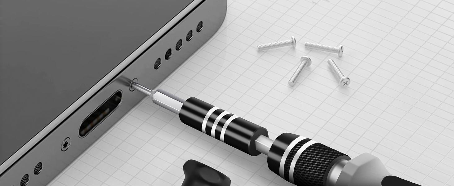 122 in 1 Precision Computer Screwdriver Kit, Laptop Screwdriver Sets with 101 Magnetic Drill Bits, Computer Accessories, Electronics Tool Kit Compatible for Tablet, PC, iPhone, PS4 Repair Replaceable Screwdriver Bits