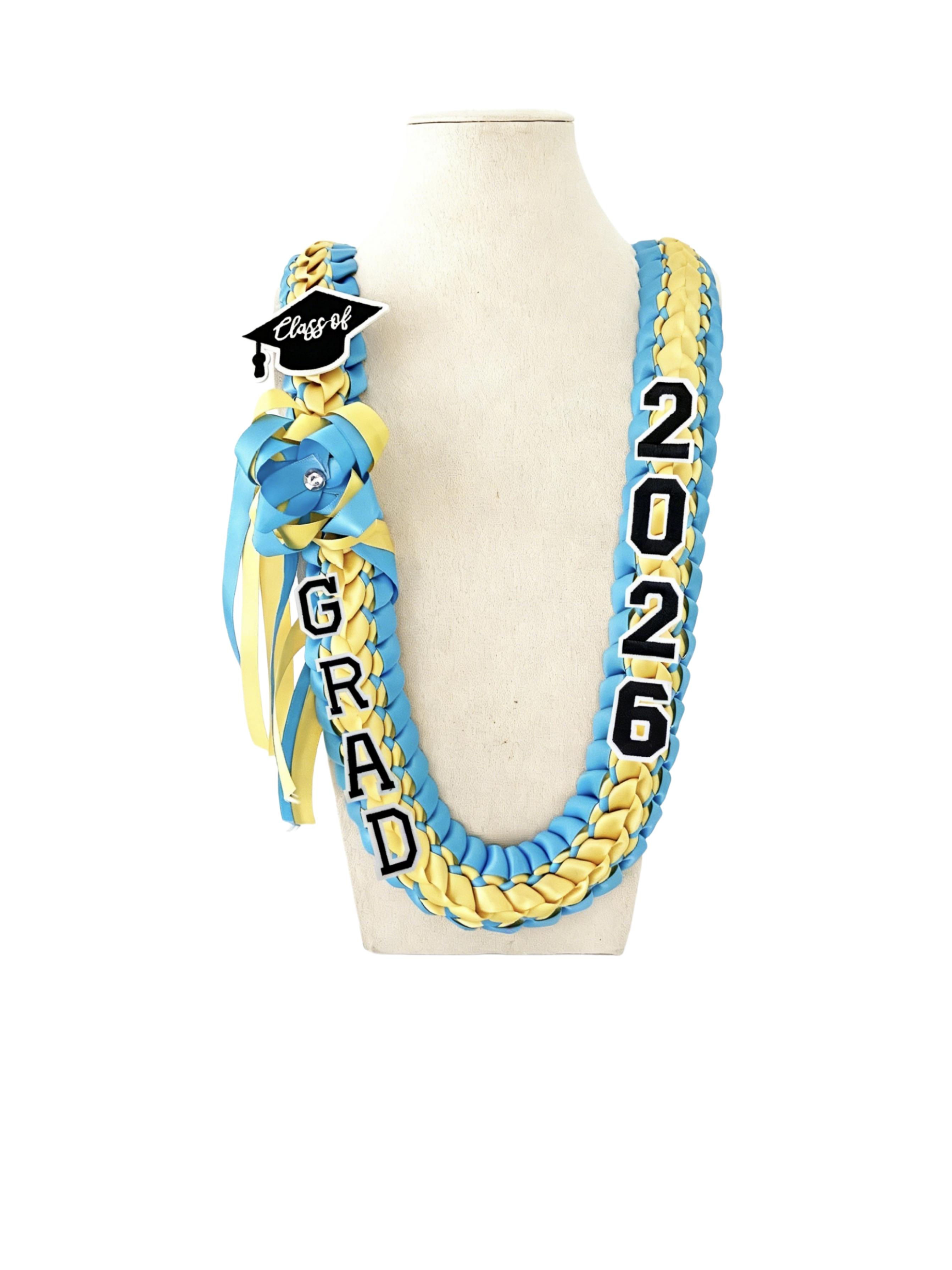 2026 Graduation Party Discount, Handmade Woven Band with Grad Letter and Hat Charm, Adjustable Graduation Money Belt