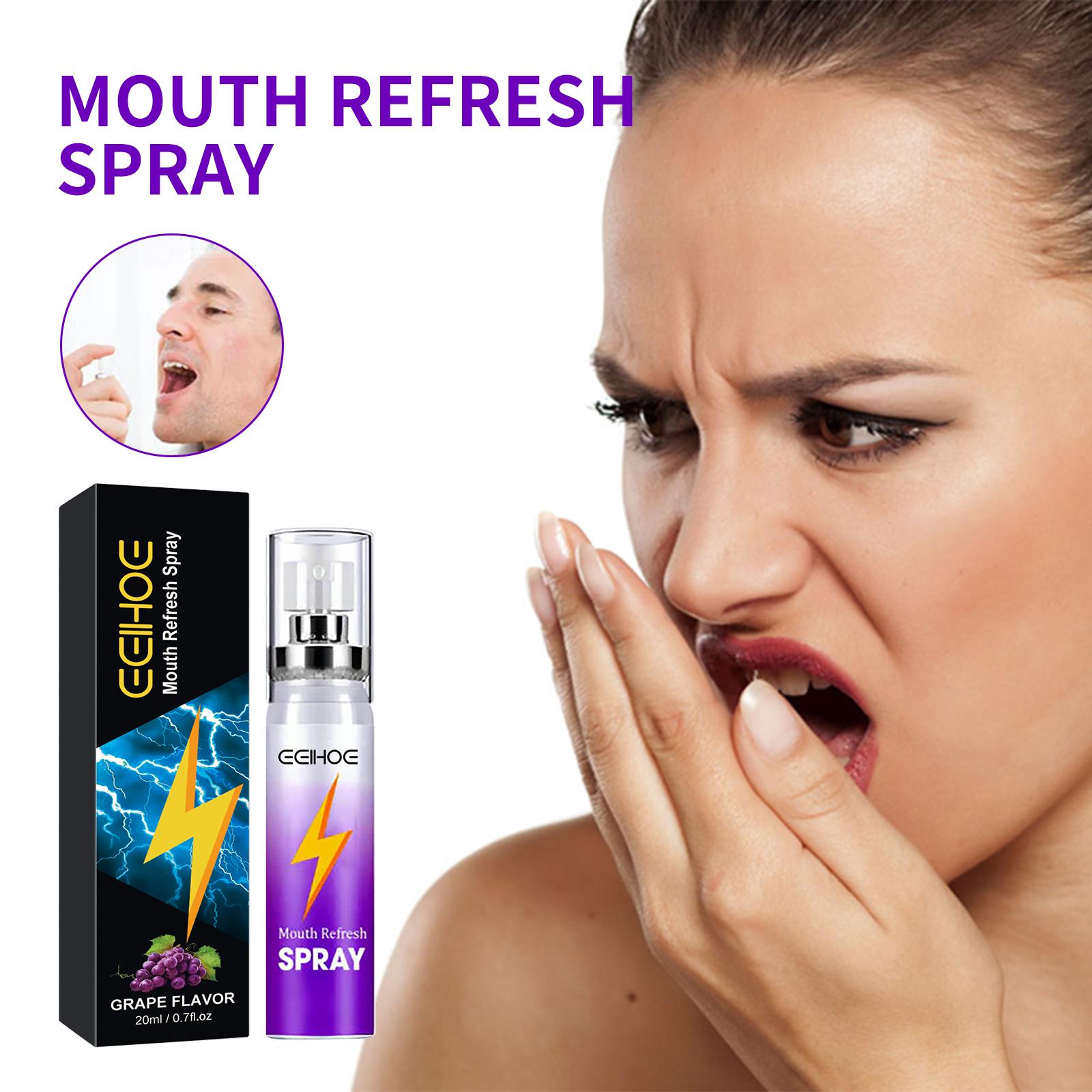 EELHOE Compact Honey Oral Spray (34g, 20ml, 3-Year Shelf Life) - Portable Mouth Freshener, Oral Cleansing & Odor Elimination Solution, Storage, Adults, Breath Oral Spray