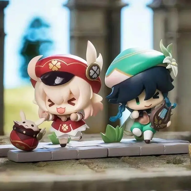Genshin Impact Game Action Role Model Toy Animation Game Genshin Impact Keqing Amber Clemona Feigema Doll