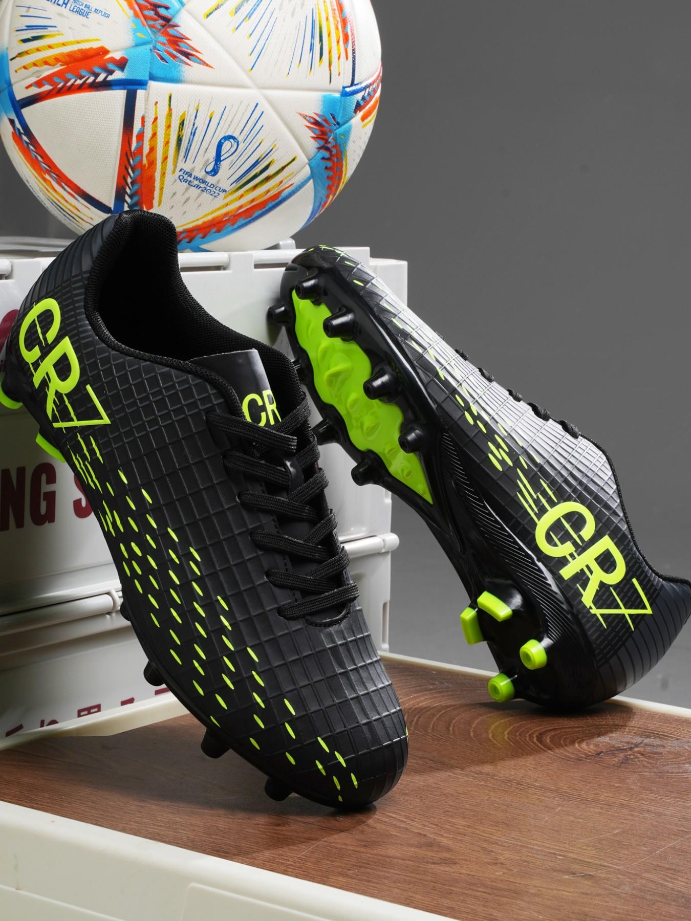 New Men Women Football Shoes World Cup Ag Long Nails Anti-Slip Training Outdoor Lawn Soccer Boots Low Top Short Nails Sports Shoes