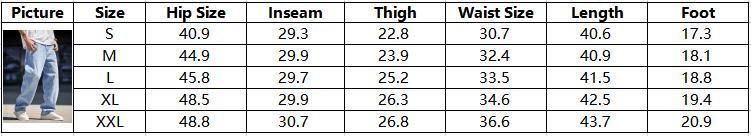 High Waist Spring To Summer Loose Jeans Fall Baggy Straight Leg Denim Pants Trousers