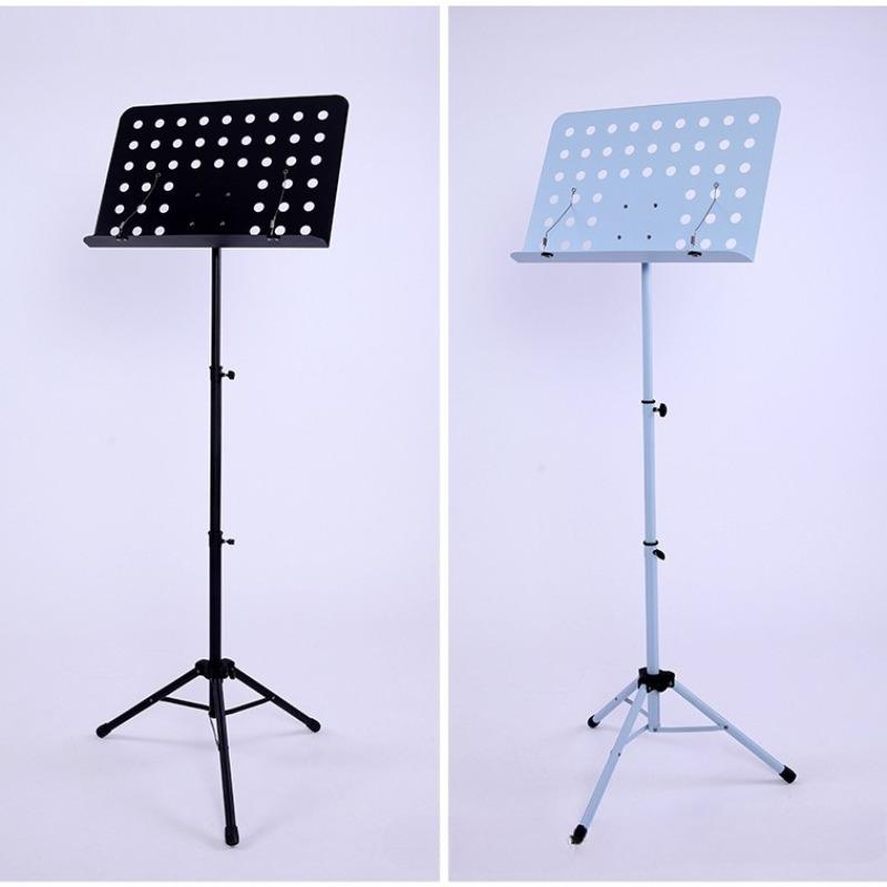 1 piece foldable bold music stand - portable music stand, universal for home/piano shop/performance, stable load-bearing music stand, stage performance, home practice