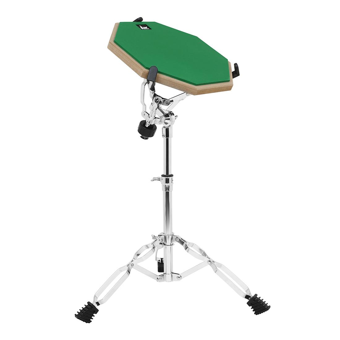 12 Inch Solid Rubber Drum Practice Mat, Round Mute Drum Practice Pad, Drum Accessories for Home Studio Practice, Music Accessories