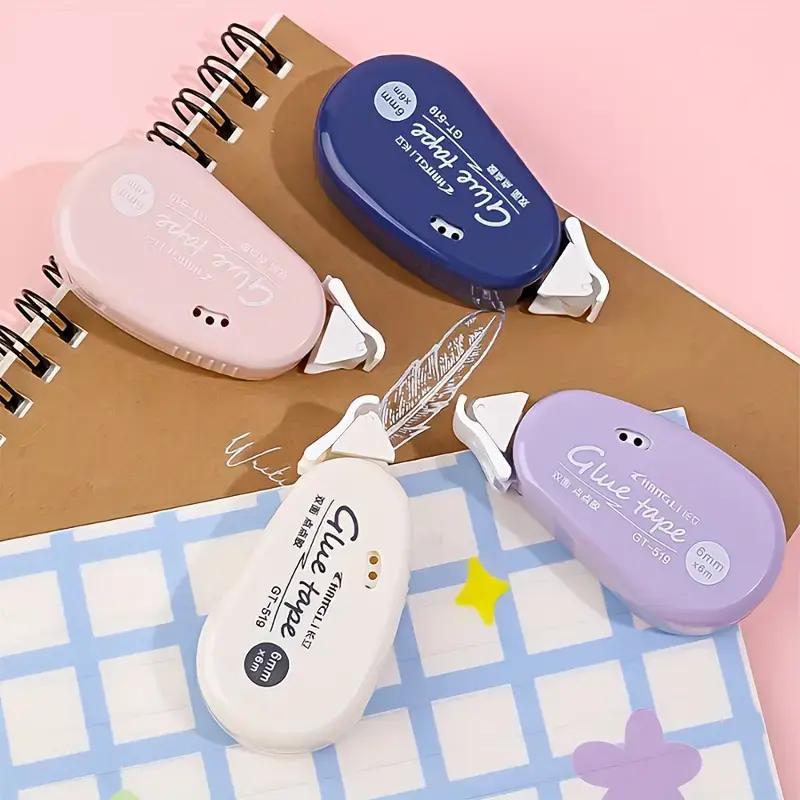 Double-Sided Tape Roll, Strong Adhesive, Easy Peel-Off, Acid-Free, No Lignin, Ideal for DIY Scrapbooks, Craft Projects, School Supplies