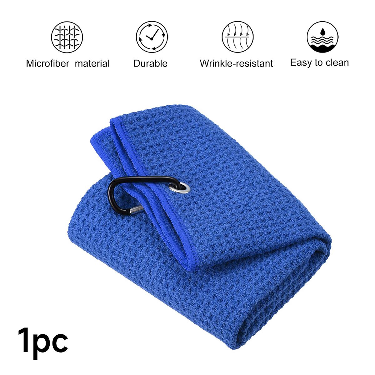 Microfiber Waffle Golf Towel, Pineapple Lattice Sports Towel, Absorbent & Quick-Dry Design, Ideal for Outdoor Activities