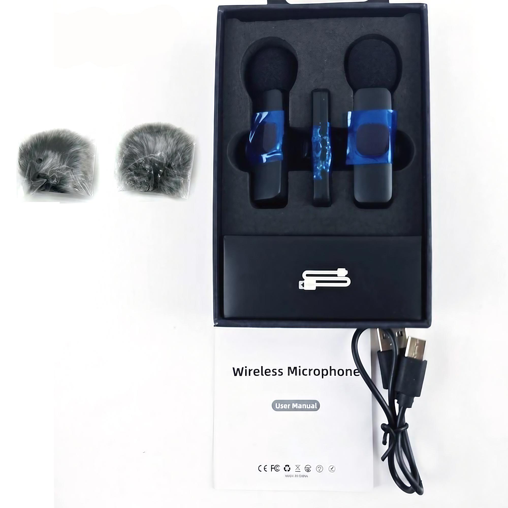 Wireless Lavalier Microphone for iPhone & Android, Type-C Lapel Mic with Noise Reduction. Perfect for TikTok, YouTube, Live Streaming, Vlogging, Recording, Interviews. Plug & Play, HD Clear Audio, Live Broadcast Equipment