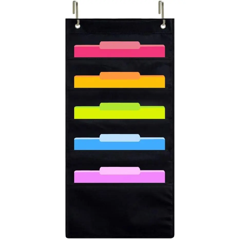 5‑Pocket  File Organizer for  Office Bill Mail Storage