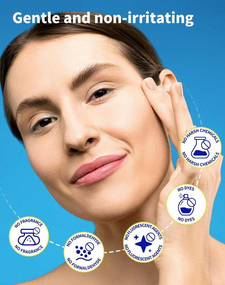 Matern'ella Face Towel (166 pcs): Disposable, for Sensitive Skin, Fragrance-Free, Alcohol-Free, Wet-and-Dry Dual-Use, Towel & Washcloth