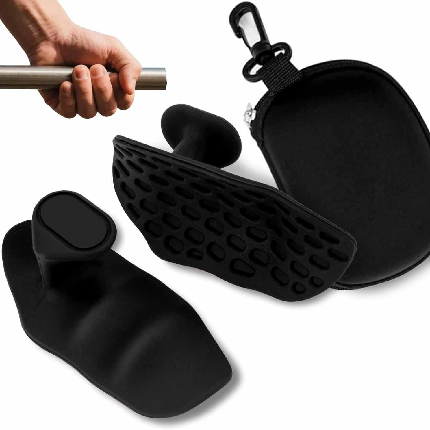 Anti-Slip Exercise Gloves, Ergonomic Rubber Hand Protection, Grip Band, Suitable for Weightlifting, Pull-Ups, Gym Training, Unisex