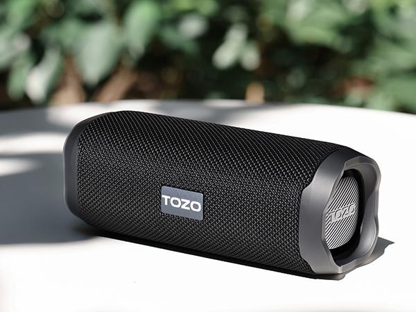 TOZO PA2 Bluetooth Speaker with Dual Drivers & Dual Bass Diaphragms Audio Smartphone FathersDayGift