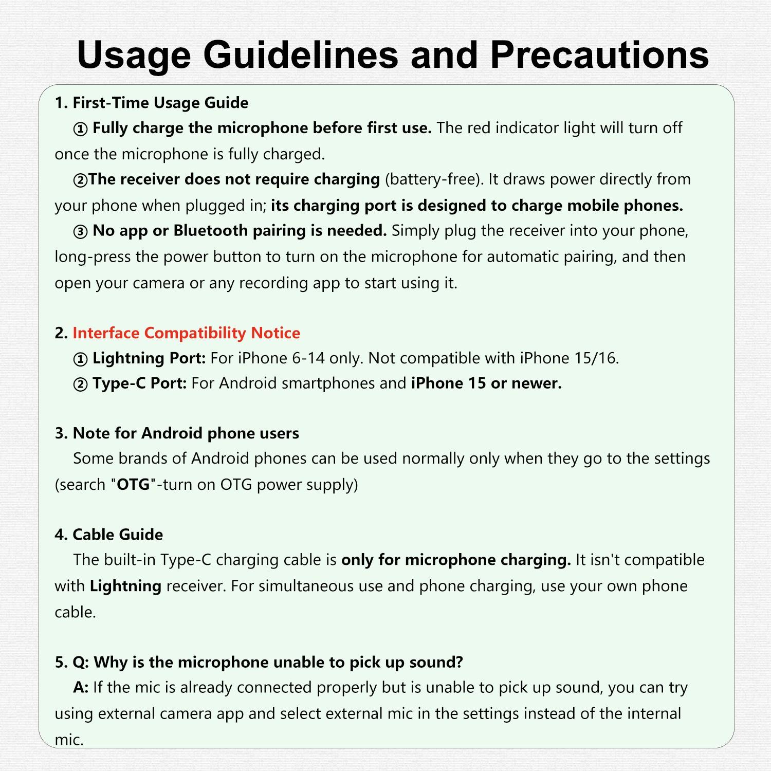 Wireless Lapel Microphone Noise Reduction for iPhone Android Plug-And-Play Professional Recording Phone Mic for Live Streaming Shorts Videos Tiktok Youtube Vlog Interview Online Classes Live Podcast Equipment