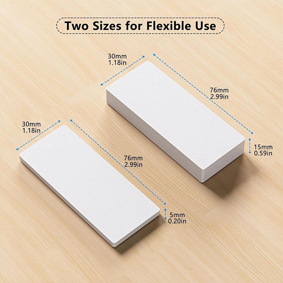 20 Piece / Eva Foam Headboard Wall Protector Set, 10x15mm & 10x5mm Bed Sofa Buffer Bumper, Durable Furniture Blocker