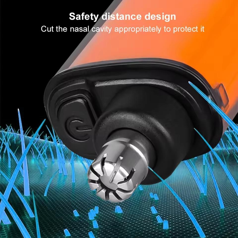 Men's Waterproof Digital Nose Hair Trimmer, USB Rechargeable Trimmer, Portable Precision Grooming Tool, Helps Create Elegant Facial Appearance & Daily Cleaning