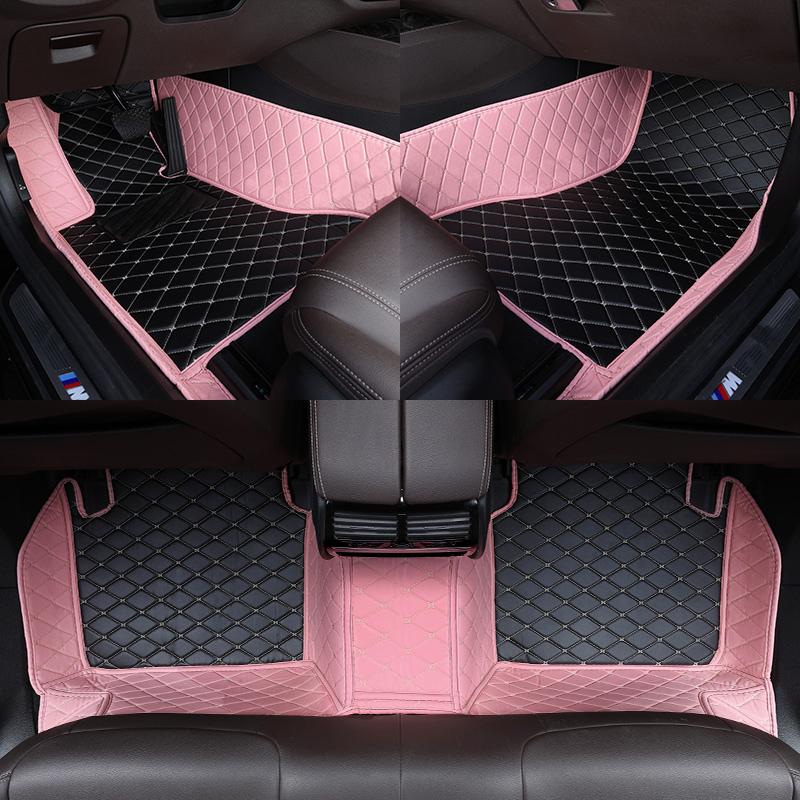 LHD PU Leather Car Floor Mats For Camaro 2010~2015 Carpets Rug Foot Pads interior Accessories detachable specialized leather mats, waterproof and thickened easy-to-clean mats, dirt-proof protection for car interior items, not for sale in the UK