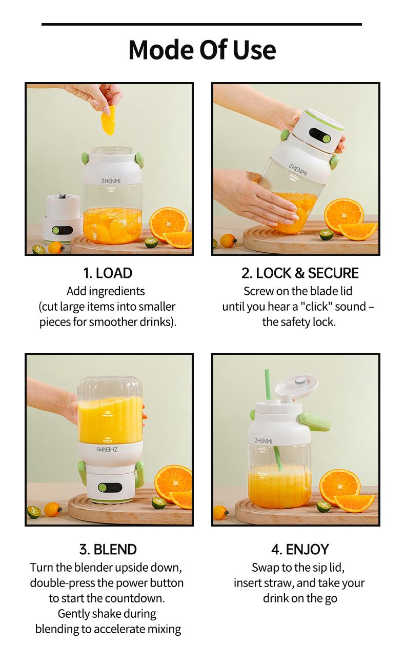 Holidays and Birthdays Blender for Shakes & Smoothies! ZHENMI BPA-Free Cordless Blender, 33oz, Ice Crushing, USB Rechargeable, Make Party Shakes, Morning Smoothies & Healthy Drinks Holidays and Birthdays Blender for Shakes & Smoothies! ZHENMI BPA-Free Cordless Blender, 33oz, Ice Crushing, USB Rechargeable, Make Party Shakes, Morning Smoothies & Healthy Drinks