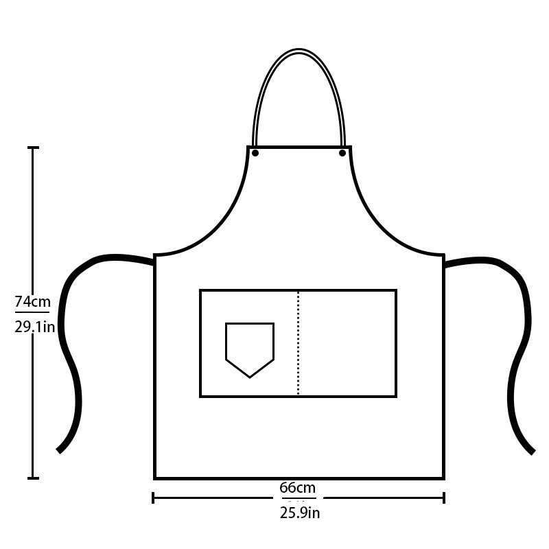 Adjustable Canvas Apron for Kitchen, Restaurant, Coffee Shop, Garden, Garage, Unisex Design, Durable Material, Perfect for Workwear