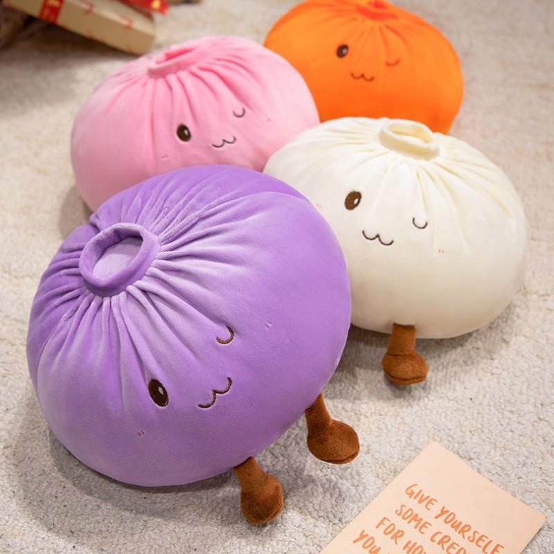 Giant Cute Baozi Plush Pillow, Ultra Soft Squishy Hug Toy, Cartoon Sofa Cushion, Large Comfortable Sleep Companion, Kids and Adults