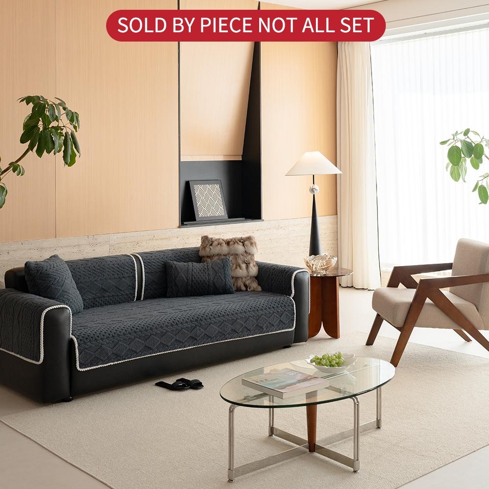 Non-Slip Sofa Couch Covers, Cushion Cover, Dustproof Seat Pad, Ideal for Living Room Decor, Hotel and Dormitory Room Decoration, Durable and Practical