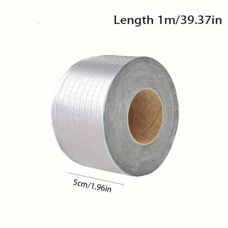 1Roll Premium Aluminum Foil Tape - High Temperature Resistance Waterproof Roof Tape For Wall, Pool, Roof Crack & Duct Repair Sealing