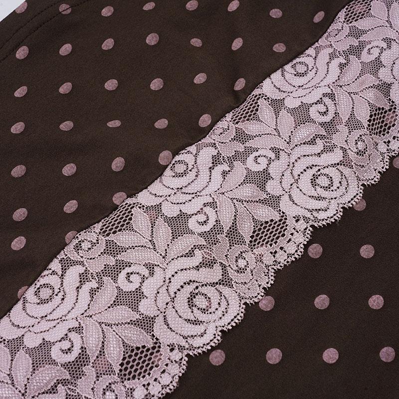 Vintage Polka Dot Print Bodycon Square Neck Vest Y2K Aesthetic Lace Patchwork Color Block Short Top Tank for Women Summer New