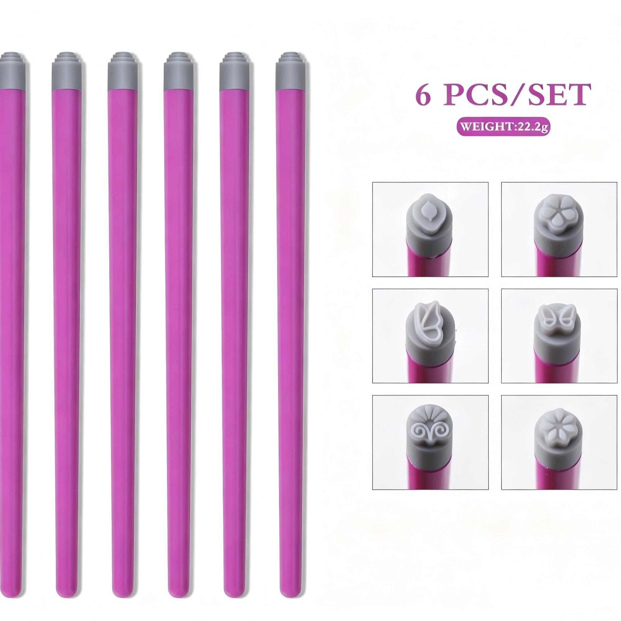 6-pack 15-pack nail stamping pens - multi-color printing pens with rich and unique patterns. Perfect for nail salons. High-saturation, vividly colored stamping pens. Easy to use for beginners. Essential for parties and dates. Fine detailing printing pens