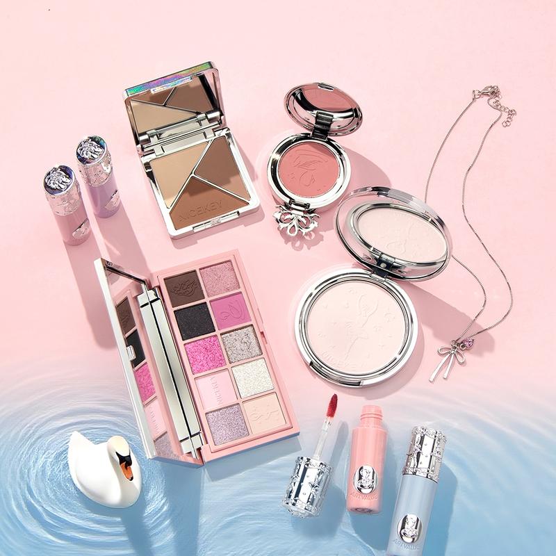 Ballet Makeup Gift Box Set, Makeup Kit with Lip Balm, Powder, Highlighter & Eyeshadow Palette, Essential Beauty Tools, Valentine's Day & Christmas Gift Ballet Makeup Gift Box Set, Makeup Kit with Lip Balm, Powder, Highlighter & Eyeshadow Palette, Essential Beauty Tools, Valentine's Day & Christmas Gift