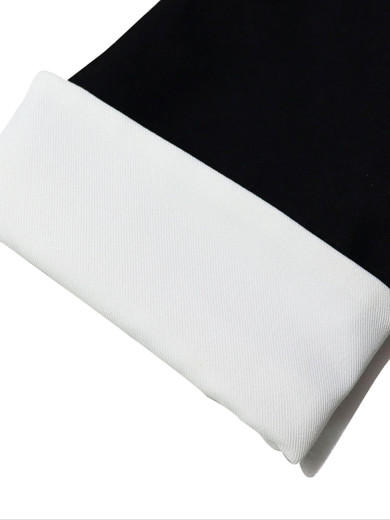 Elegant Patchwork Suit Romper, Double Button Lapel Jumpsuit, Perfect for Parties & Formal Occasions