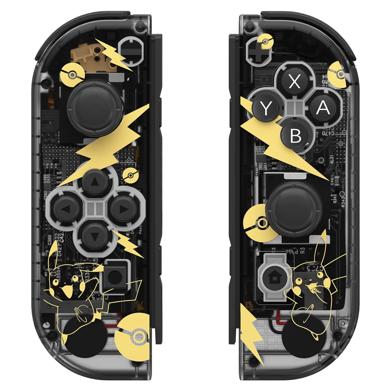 Wireless Gaming Controller for Nintendo Switch/lite/oled, DualVibration Function Replacement Parts, Wake-Up SwitchButton Design, Esports Controller