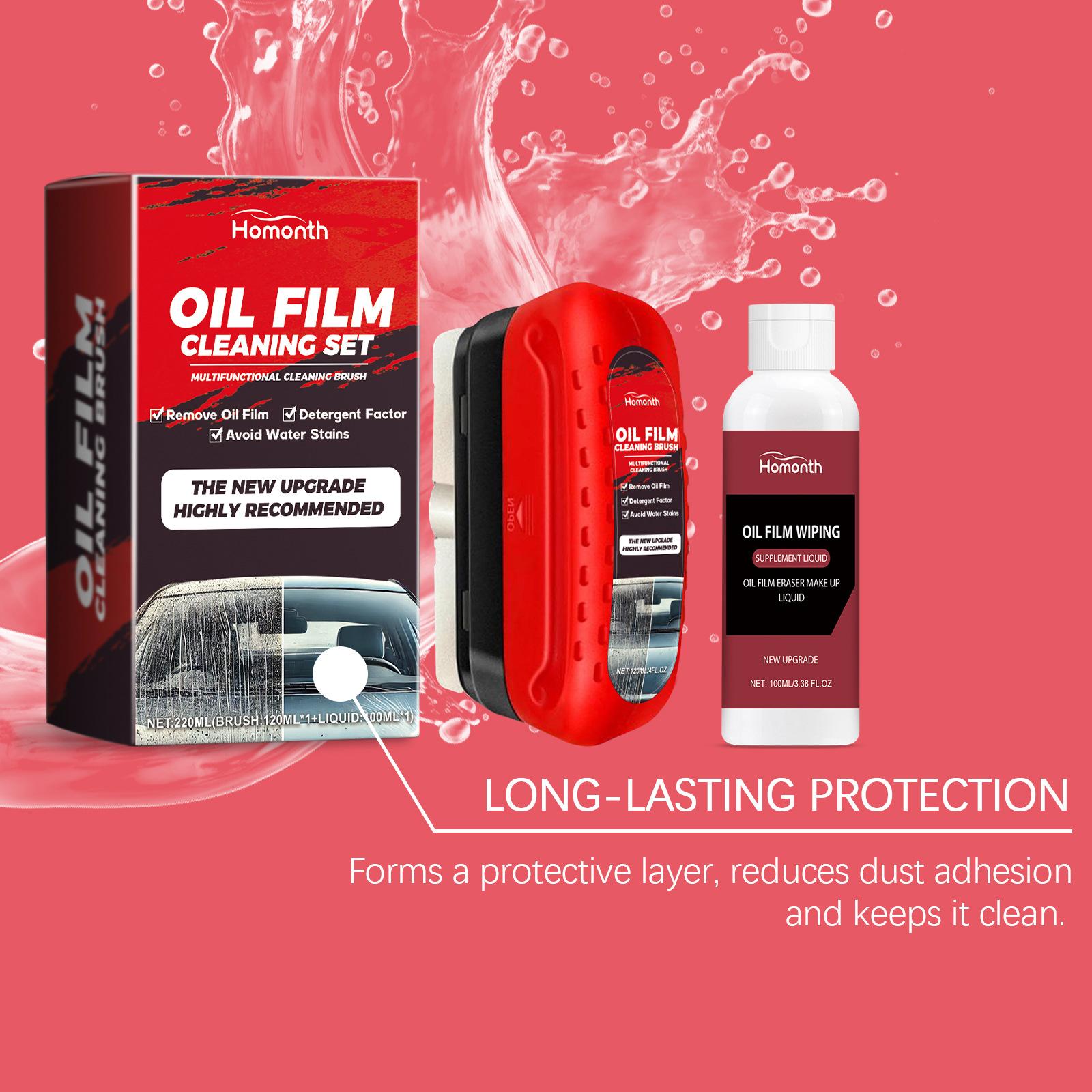 Car Windshield Cleaning Set, Glass Window Cleaner, Stain Removal, Waterproof, Rainproof Car Use, Automotive Care Essentials