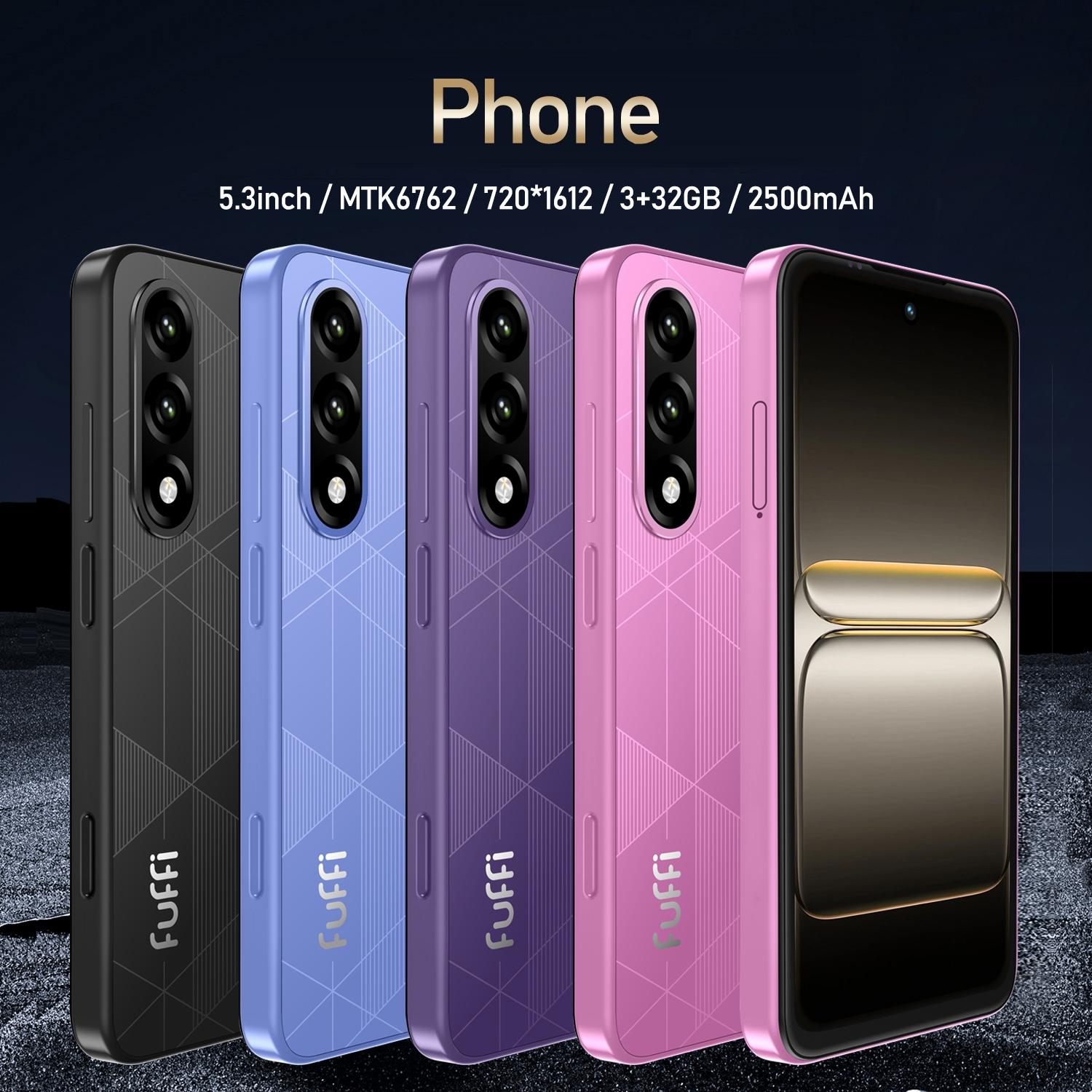 FUFFi-S26 Pro Android Phone, 5.3 Inch,Mini MAX, 4g Network, Dual Sim Card Support, 3+32GB Memory, 2500mah Battery, Fingerprint Sensor, Camera,Smartphone