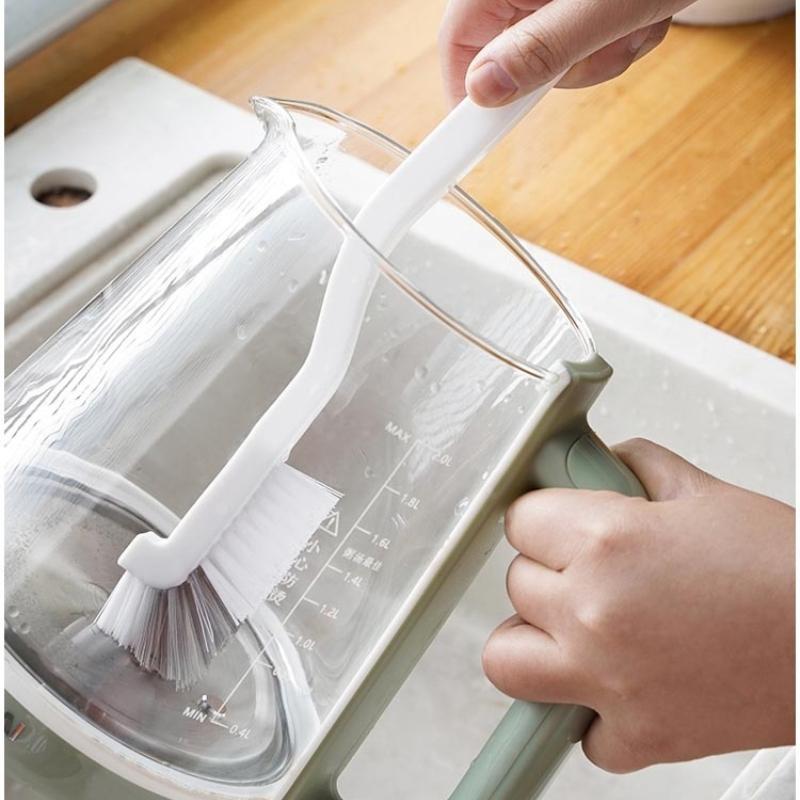 3pcs Cup Brush Set, Long Handle No-Dead-Corner Cleaning Brushes, Perfect for Blender Cups, Durable & Effective Kitchen Tools