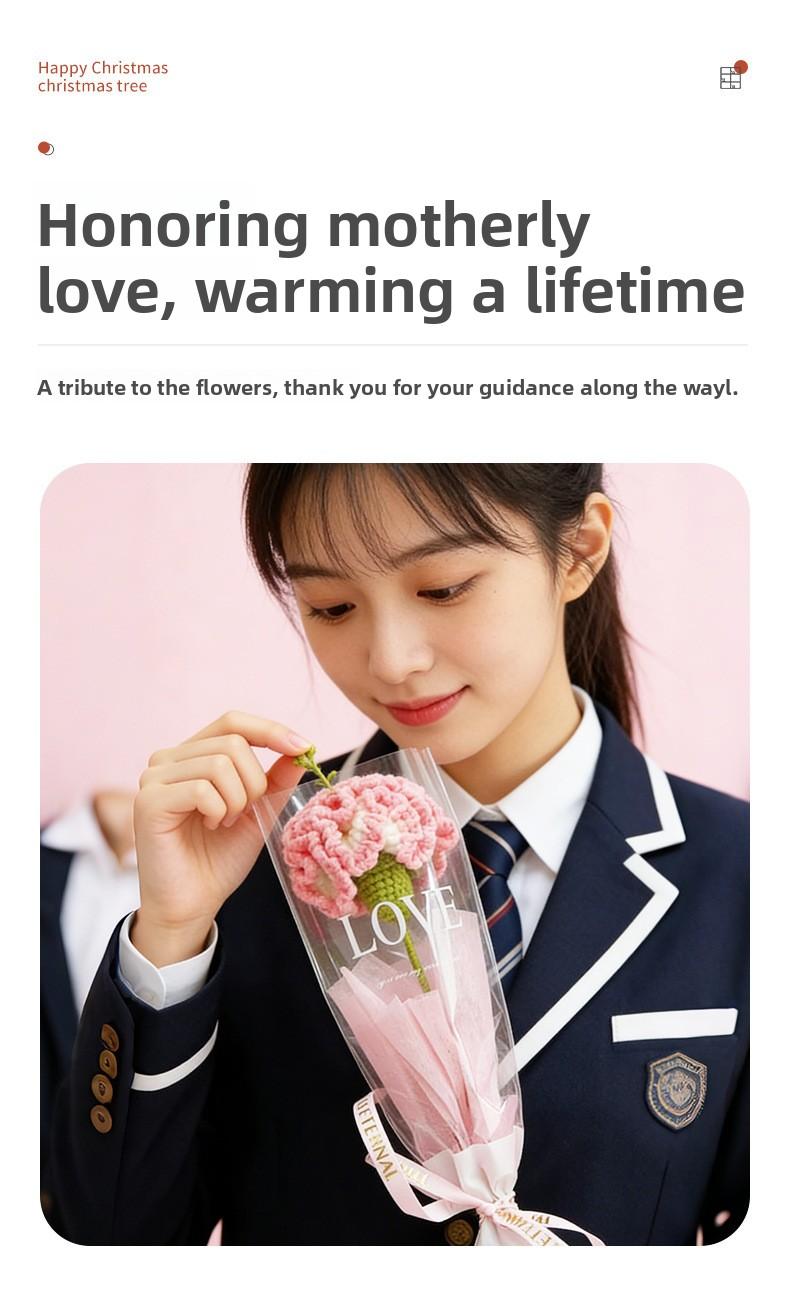 Gifts for Mom from Daughter Son - Cute Mothers Day, Birthday Gifts for Moms- Mother's Day Handmade Bouquet Sunflower Handmade Knitted Flower