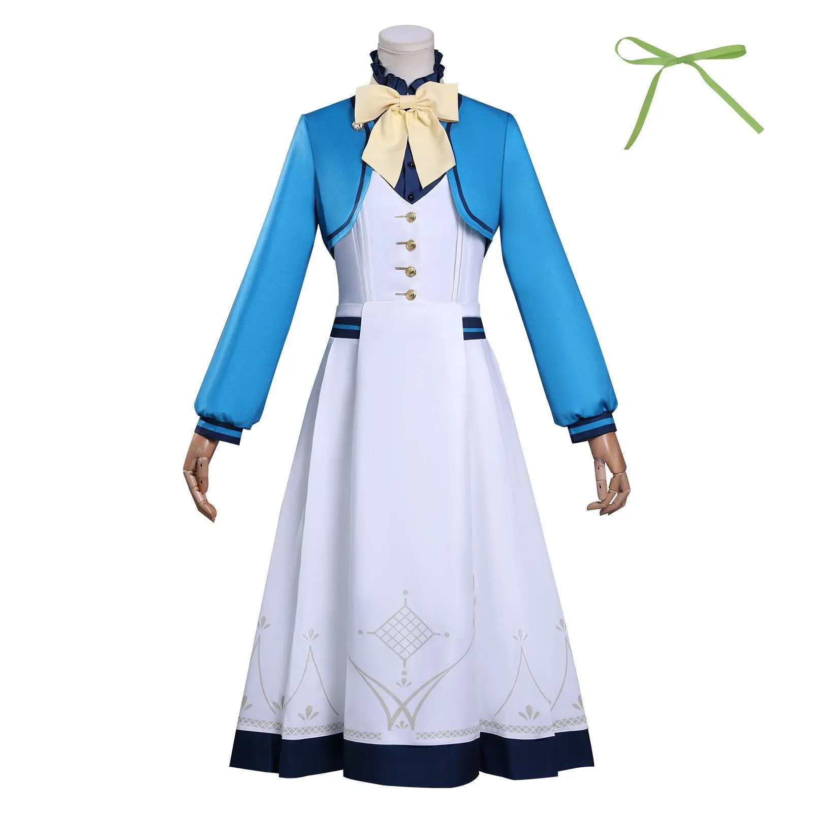Witch Dress School Uniform Monica Everett Cosplay Costume Women Girls Coat Dress Party Set Halloween Role Play Outfit