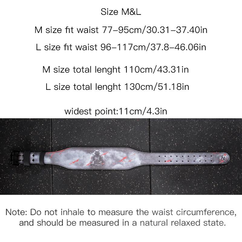 1 Pcs Of Fitness Belt With Warrior Pattern - Suitable For Deep Squat Hard Pull Bench Press Support And Protection Belt - Unisex Sweat Wicking Belt Weight Plates