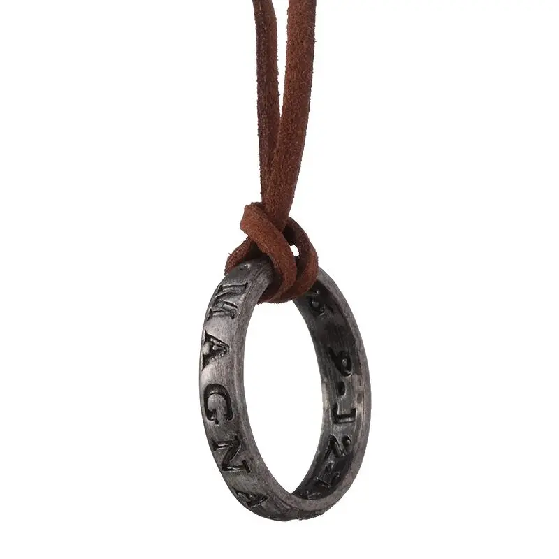 Jewelry Necklace Game Uncharted 4 A Thief's End Nathan Drake Necklaces Cord Chain Long Necklace jewelry Men Accessories