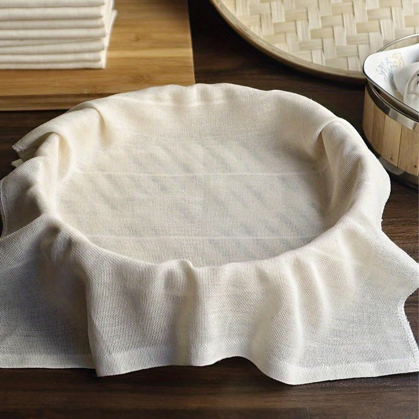 Steamer Cloth, Food Steamer Liner, Reusable Non-Stick Household Gauze, Kitchen, Steaming Cloth Steaming Pad, Steaming Basket, Steamed Bun Pad, Baking Steamer Pad, Steamed Bread, Steamed Dumplings/Bread/Steamed Buns, Food Filter Cloth
