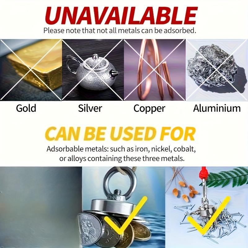 Retractable Magnetic Fishing Kit| 1000cm Long Rope| Suitable for River Fishing/Suspended and Fixed/Heavy Retrieval| 393.7-inch Load-Bearing Rope| Industrial-Grade Magnetic Design, Retractable Magnetic Fishing Kit