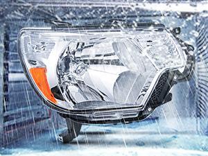Nilight Driver & Passenger Side Headlight Assembly for 2012-2015 Toyota Tacoma, Chrome Housing, Amber Reflector, Waterproof, Corrosion Resistant, Falling Rock & Wild Animal Protective