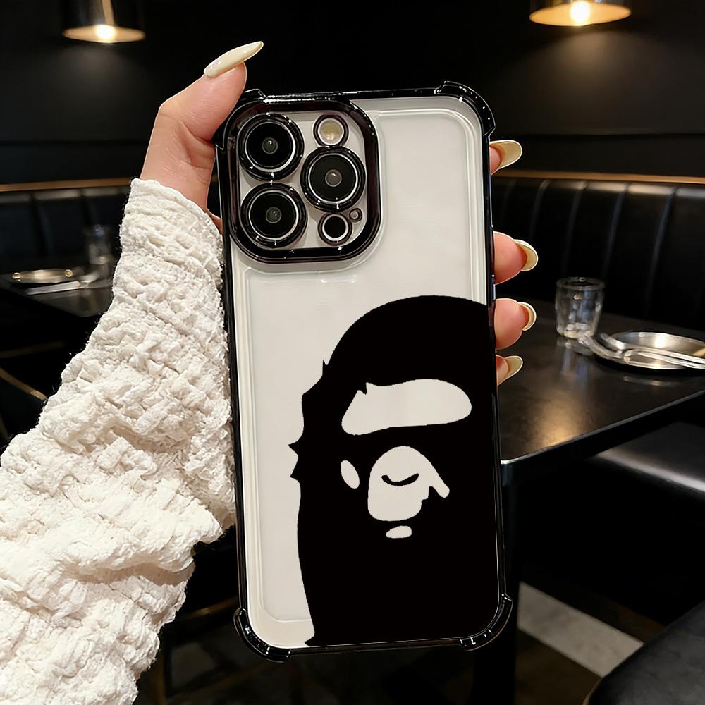 Ape Head Phone Case Suitable for iPhone 17 16e 16 15 14 13 12 11 Mini Pro Max Air X XR XSMAX 8 7 Plus Anti Fall Matte Back Cover