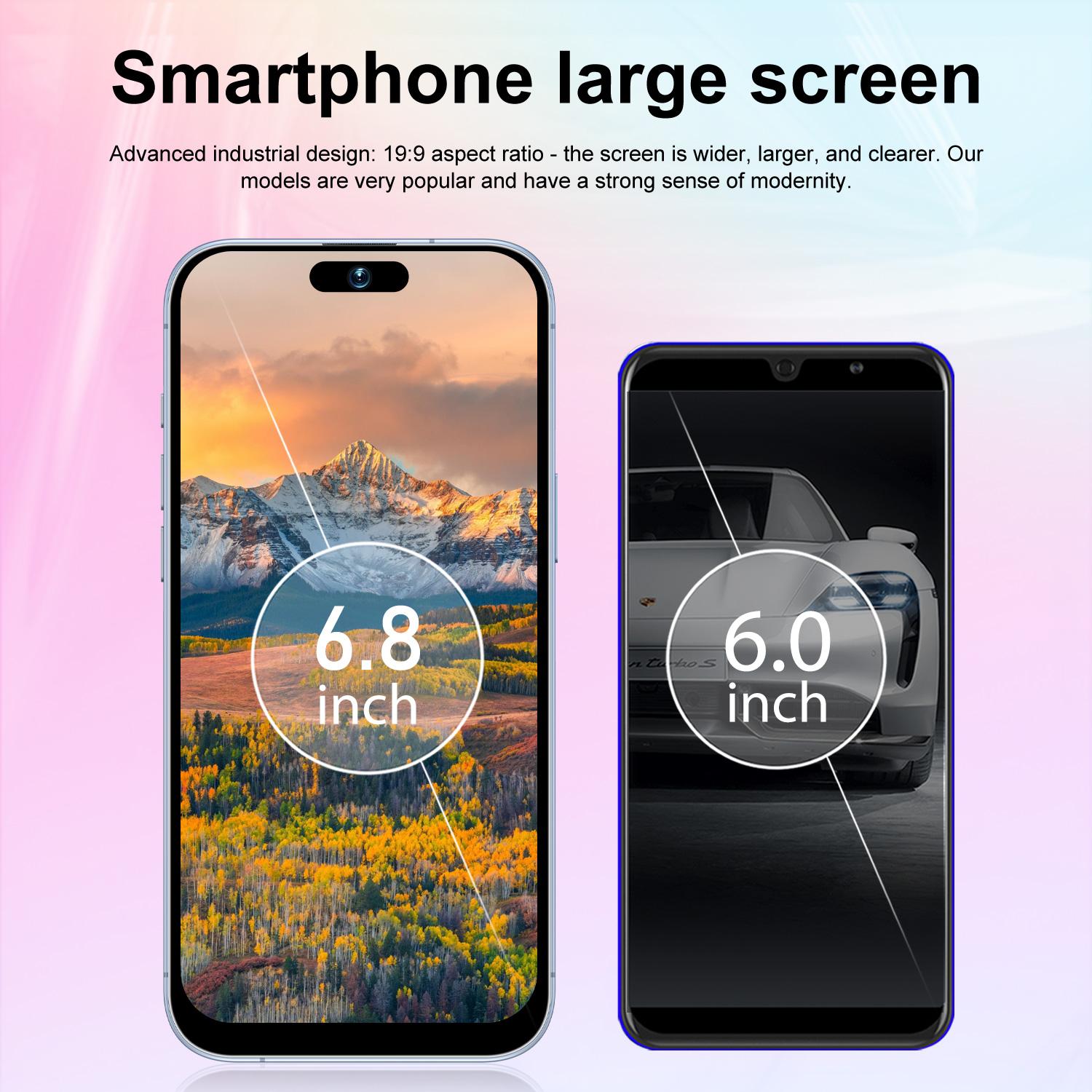 Astarry-17 Pro Max Touchscreen Smartphone, 6.8-Inch Screen, 6gb RAM, 64GB Storage, Octa-Core Processor, 3500mah Battery, Android System, 8+20mp Camera