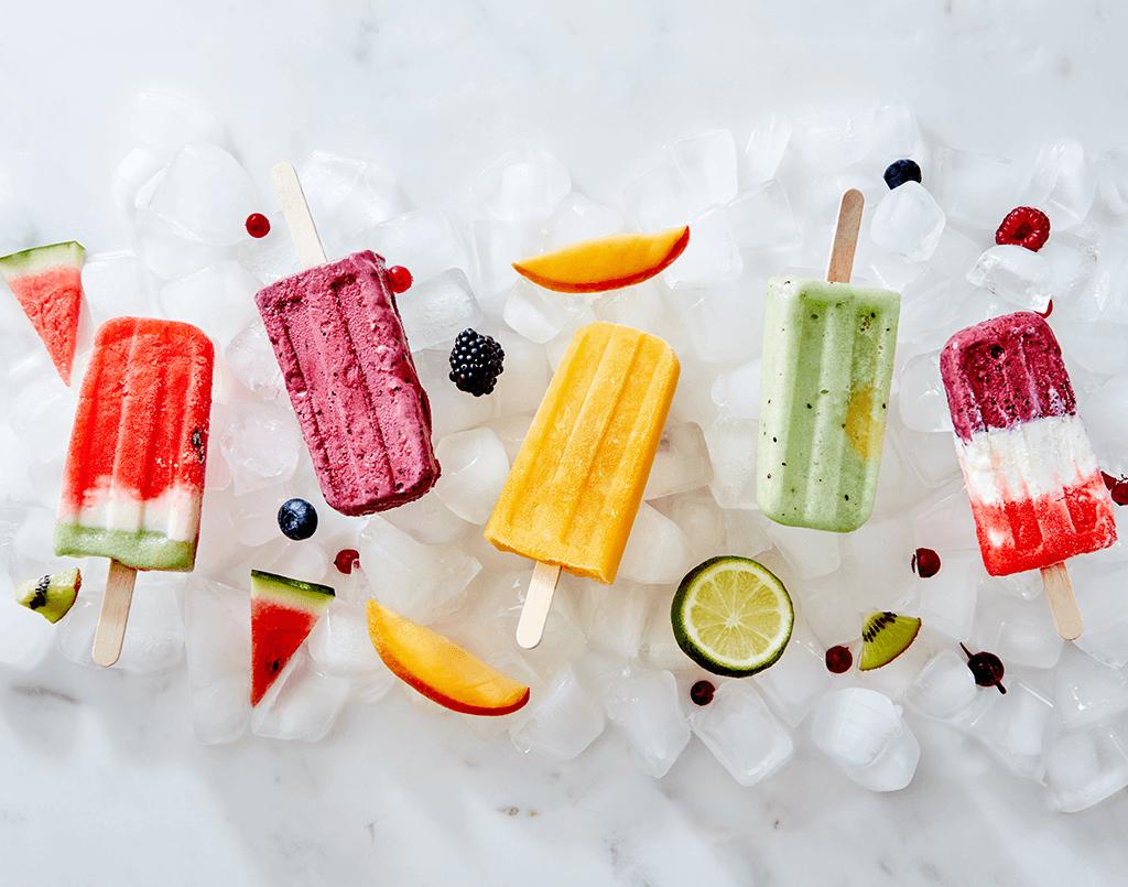 WIBIMEN Silicone Popsicle Mold Set | Makes 10 Ice Pops | Includes 50 Sticks, Bags & Recipes | Fun & Easy for Kids