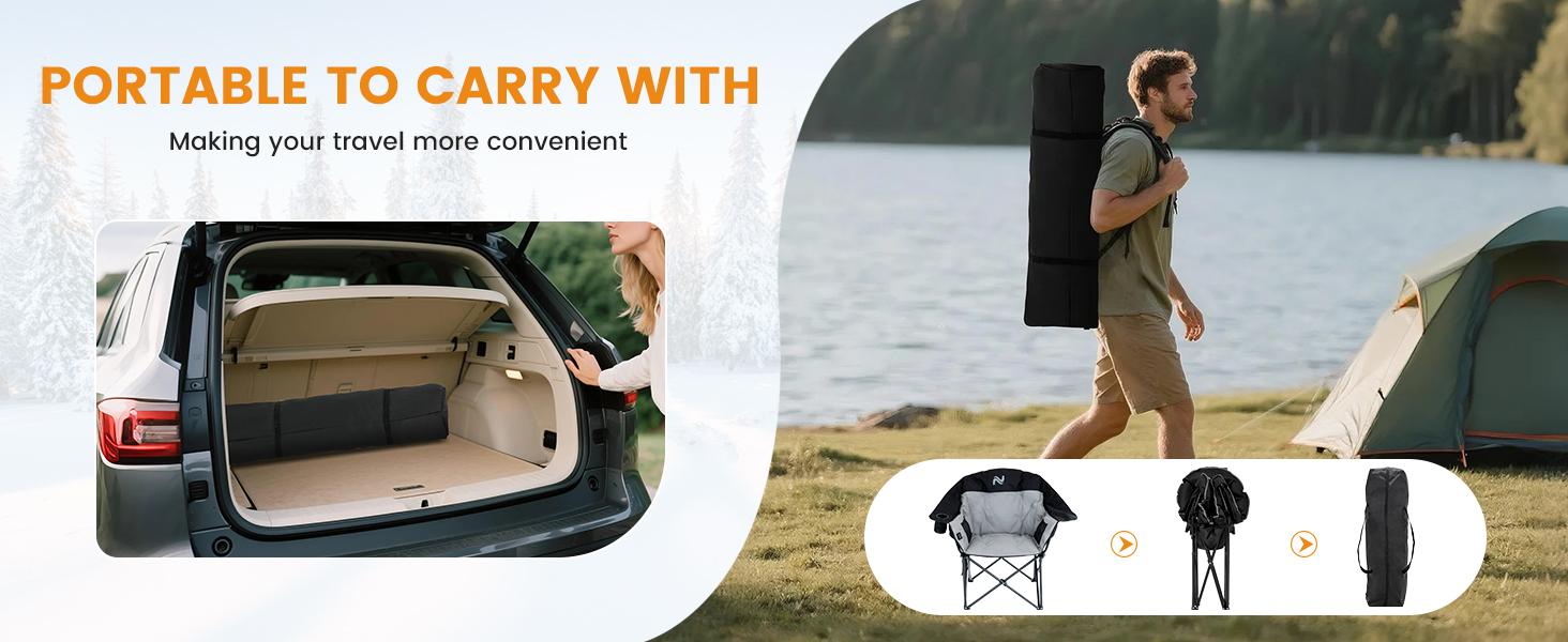 Lilypelle Oversized Heated Recliner Chair – Portable Folding Lawn Chair with 3 Heat Settings & Massage, Fully Padded Heavy-Duty Chair, Supports Up to 400lbs, Perfect for Outdoor Comfort Lilypelle Oversized Heated Recliner Chair – Portable Folding Lawn Chair with 3 Heat Settings & Massage, Fully Padded Heavy-Duty Chair, Supports Up to 400lbs, Perfect for Outdoor Comfort