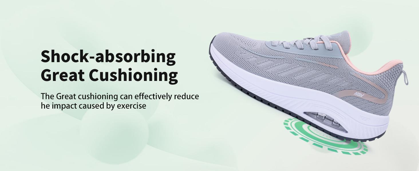 Women's Arch Support Walking Shoes Plantar Fasciitis Relief Sneakers Orthotic Cushion Tennis Shoes Breathable Non Slip Comfort Casual Workout Running Shoes for All Day Wear